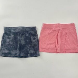 Wonder Nation Girls Athletic Skort Bundle Athleisure Cotton Small (2)Shorts NWOT
